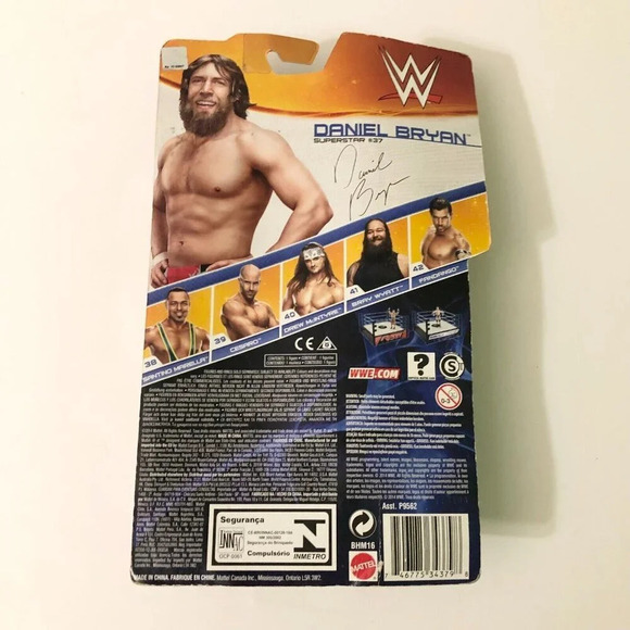 WWE 2014 Daniel Bryan Superstar 37 Mattel  Action Figure Damaged Box - Picture 10 of 16